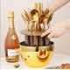 thumbnail image 1 of Set 24 Cubiertos Acero Inoxidable Oro Huevo Dorado Lujo, 1 of 3