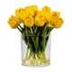 thumbnail image 1 of Tulipanes Amarillos en Cilinro de Vidrio 23 cm, 1 of 3
