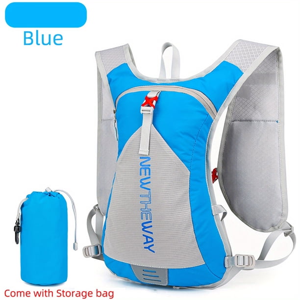 1pc Close-fitting Ultralight Breathable Outdoor Sports Backpack, Foldable Backpack, Suitable For Running Cycling Hiking Mountaineering, Anti-splashing Wear-resistant Backpack, Backpack Inside With Fix