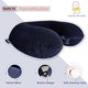 thumbnail image 2 of Almohada de Cuello de Viaje Gosider de Espuma Viscoelástica en Forma de U con Terciopelo, 2 of 6