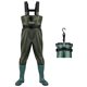 thumbnail image 1 of Chest Waders M10 para cazar y pescar con botas impermeables, 1 of 8