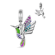 thumbnail image 3 of Charm dije plata 925 colibrí multicolor accesorios, 3 of 3