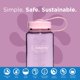 thumbnail image 2 of Botella de agua Nalgene Sustain Tritan sin BPA 500 ml Cherry, 2 of 5