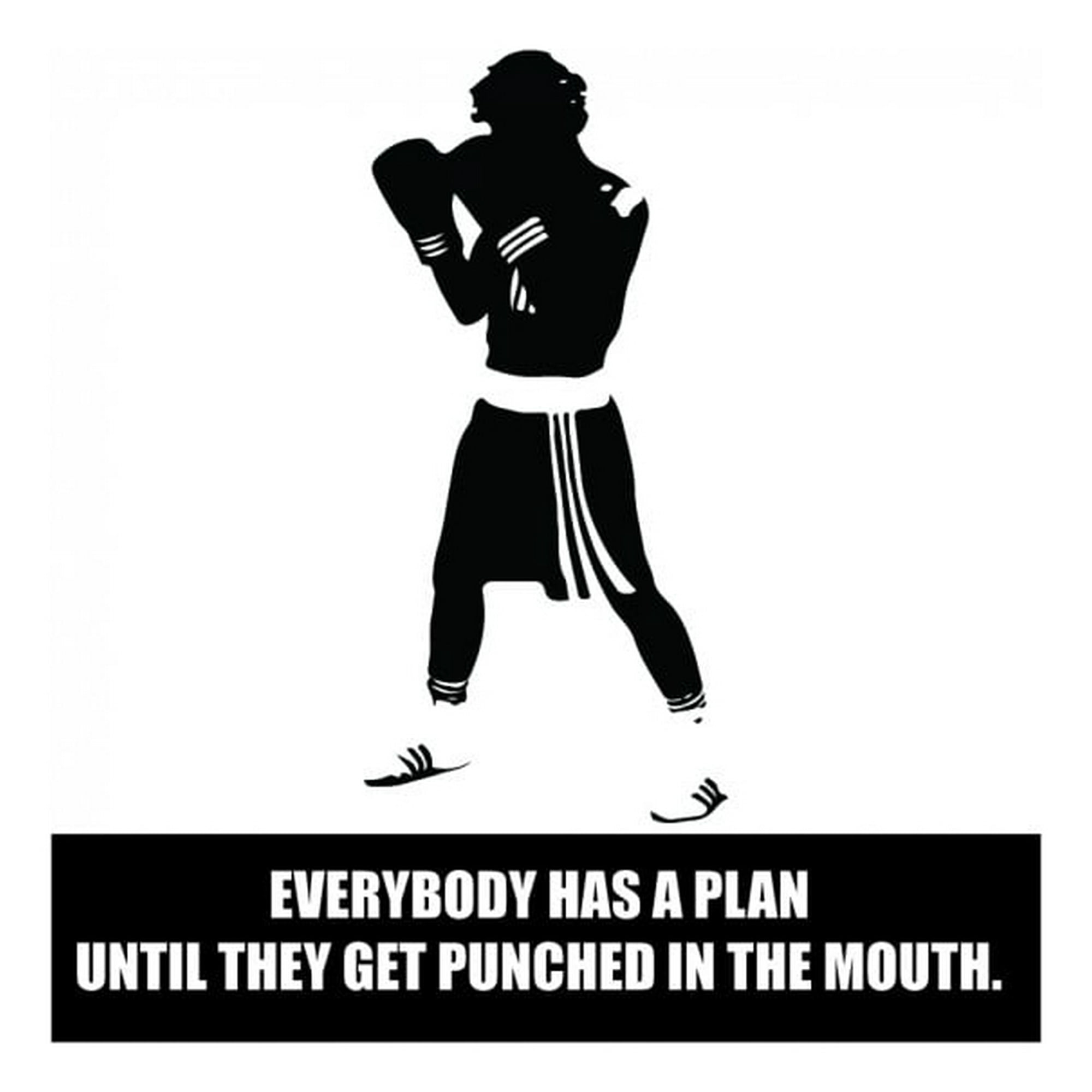 Rienda Libre Graphics - Decomural Everybody Has A Plan Mike Tyson Ws-42927