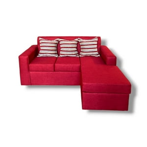 Muebles Duna - Sofá Intercambiable Viena Lino Rojo