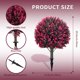 thumbnail image 2 of Bola de seto XUXDUHY 61 cm Rojo, pack de 4, resistente a UV, 2 of 7