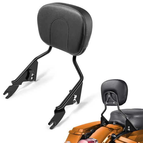 Respaldo Desmontable PBYMT para Harley Davidson 2009‑2024 (acabado negro brillante)