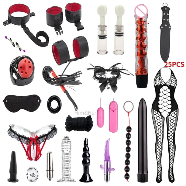 NEW BDSM Vibrator Sex Toys for Women Handcuffs For Session Anal Plug Vibrator Female Erotic Accessories Sexulaes Toys For Adults