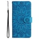thumbnail image 5 of Funda tipo cartera FOXDOCK para OPPO A5x 4G/5G , diseño girasol en relieve, cuero PU, cierre magnético, soporte y tarjetero, 5 of 5