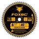 thumbnail image 2 of Disco sierra circular FOXBC 165 mm 40T y 60T, 2 hojas, 2 of 3