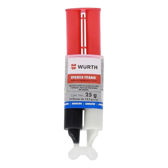 Adhesivo Epoxi Titanio Wurth 25g