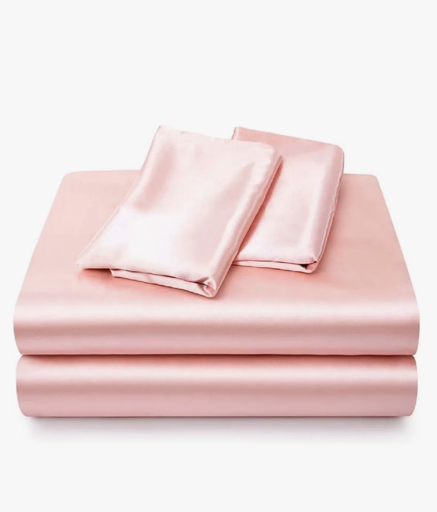 Riqui - Sabanas Satin 2 Plazas Rosa