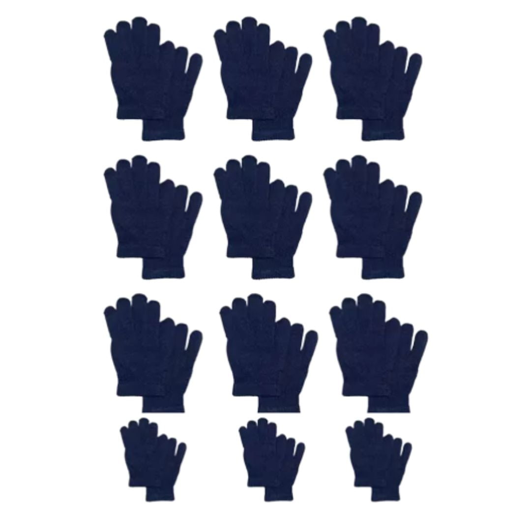 Mercado Ideas - Pack 12 Guantes De Niño Escolar Invierno
