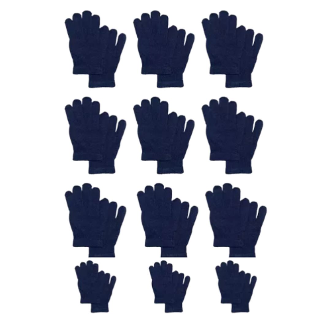 Mercado Ideas - Pack 12 Guantes De Niño Escolar Invierno