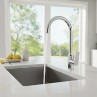 Monomando Llave Grifo Lavaplatos Vertical Nashville Pmb