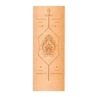 Genérico - Mat De Yoga Corcho Y Látex Natural 5.5 Mm – Diseño 602 Con Bolso