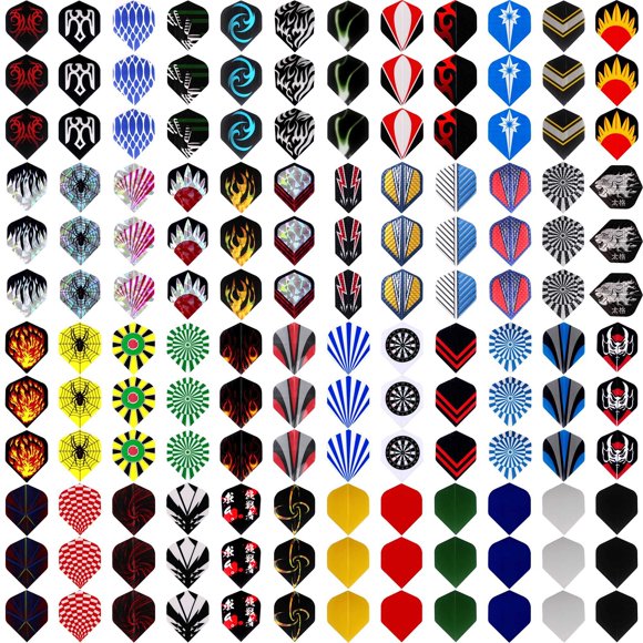 Dart Flights MaxMau 144 unidades, forma estándar para acero y punta blanda