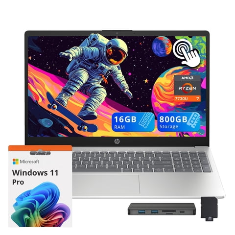 Laptop Hp De 15,6"" Táctil Ryzen 7 16 Gb De Ram 800 Gb Ssd