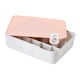 thumbnail image 3 of Caja De Almacenamiento De Ropa Interior, Organizador De Cajones De PP, Armario Apilable, Organizador De Gabinete, Tapa Rosa, 15 Rejillas, 3 of 5
