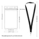 thumbnail image 3 of Lanyards WEZEBEL de 48 unidades, negros, con cierre de seguridad desprendible, resistentes al agua y con portaidentificación, 3 of 6