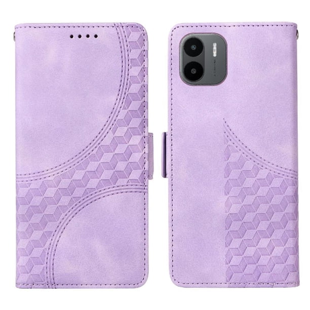 Carcasa FOXDOCK Xiaomi Redmi A1 4G de cuero PU, diseño acolchado clásico, protección contra caídas y rayones