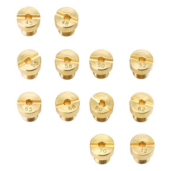 12x Kit De Jet Principal De Carburador Para Carb Phbg AD/DS 45 A 72