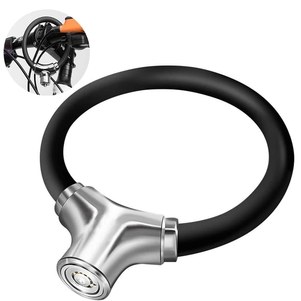 Candado para bicicleta antirrobo, ligero e irrompible, portátil, para ruedas de bicicleta de carretera, montaña, viaje, regalo para niños.