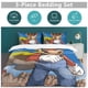 thumbnail image 5 of Super Mario 3-Piece Comforter Set for Bedroom Super Mario Bedding Set for Kids Adults Soft Microfiber Duvet Cover Set with Zipper Closure, 5 of 5