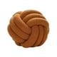 thumbnail image 1 of Bola De Nudo De Felpa Almohada Diámetro 22cm Decoración De Habitación Para Sofá Sofá Marrón, 1 of 2