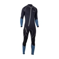 Magideal - Traje De Neopreno De 3 Mm Traje De Baño De Manga Larga Con Cremallera Frontal Traje De Baño Completo Traje De Baño De Surf Traje De Buceo Para Deporte , Medio