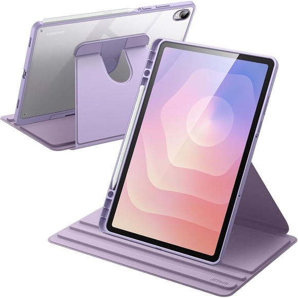 Funda JETech Galaxy Tab S11 Rotatoria Soporte S Pen Lavanda