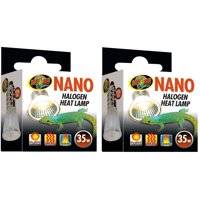 Lámpara De Calor Zoo Med Labs 35W Nano Halógena Paquete De 2