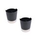 thumbnail image 5 of Dispensador de paja negro 2pcs titular de 3 compartimientos de paja de plástico dispensador, 5 of 5