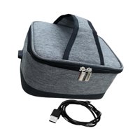 Bothyi - Fiambrera Usb, Bolsa Térmica Eléctrica, Calentador De Alimentos Para Cocinar En El Coche, Gris De Trabajo