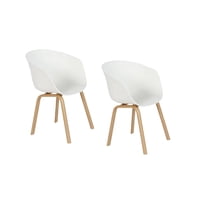 Habita2 Chile - Pack 2 Sitiales Serenity Butaca Living O Terraza - Blanca