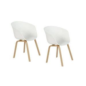 Habita2 Chile - Pack 2 Sitiales Serenity Butaca Living O Terraza - Blanca