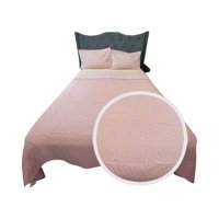 Iiimussa - Cubrecama Quilt De Lujo Verano Delgado 2 Plazas Rosa