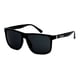thumbnail image 1 of Gafas de sol Locs gangster rectangulares extragrandes negras, 1 of 9
