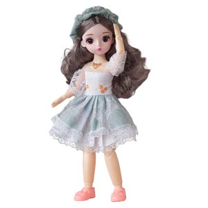 Bothyi - 1/6 Muñeca Bjd Con Ropa Zapatos Maquillaje Niños Verde