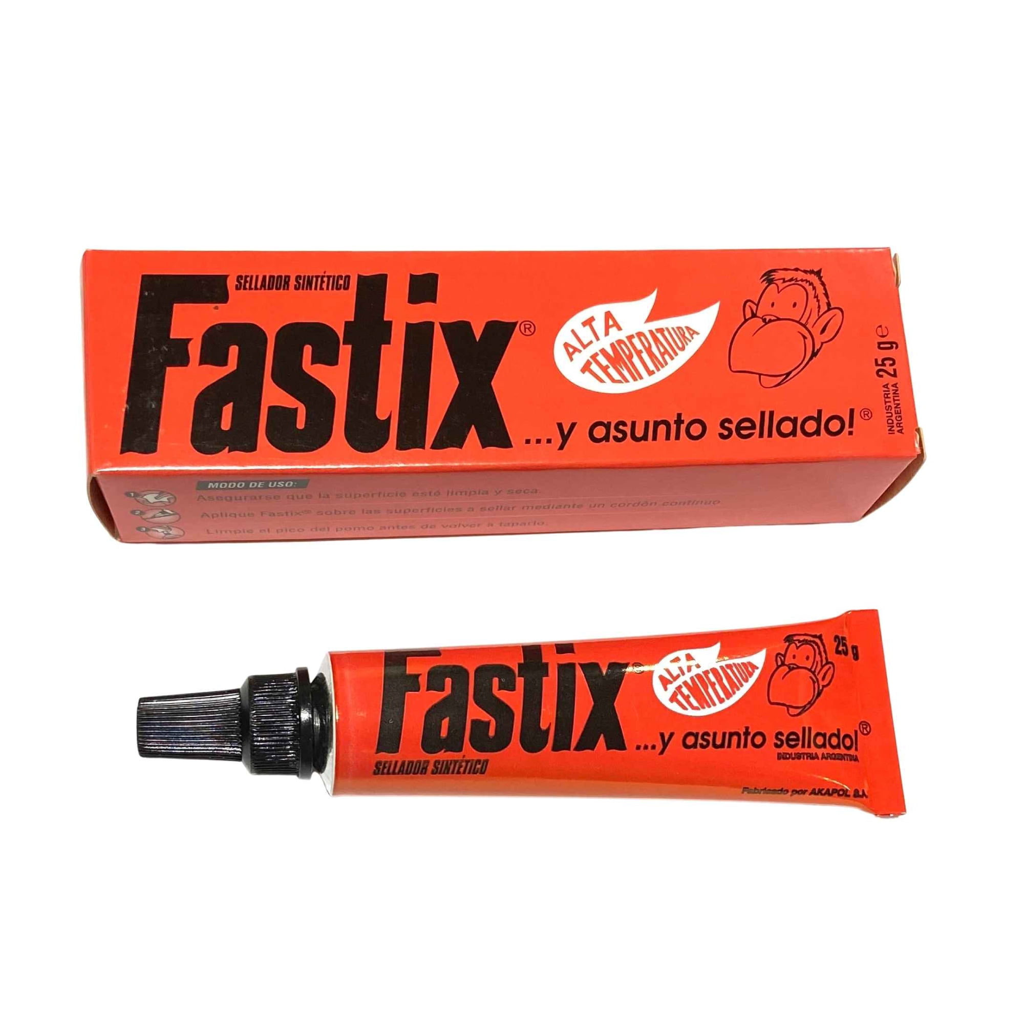 Silicona Roja Alta Temperatura 25grs - Fastix