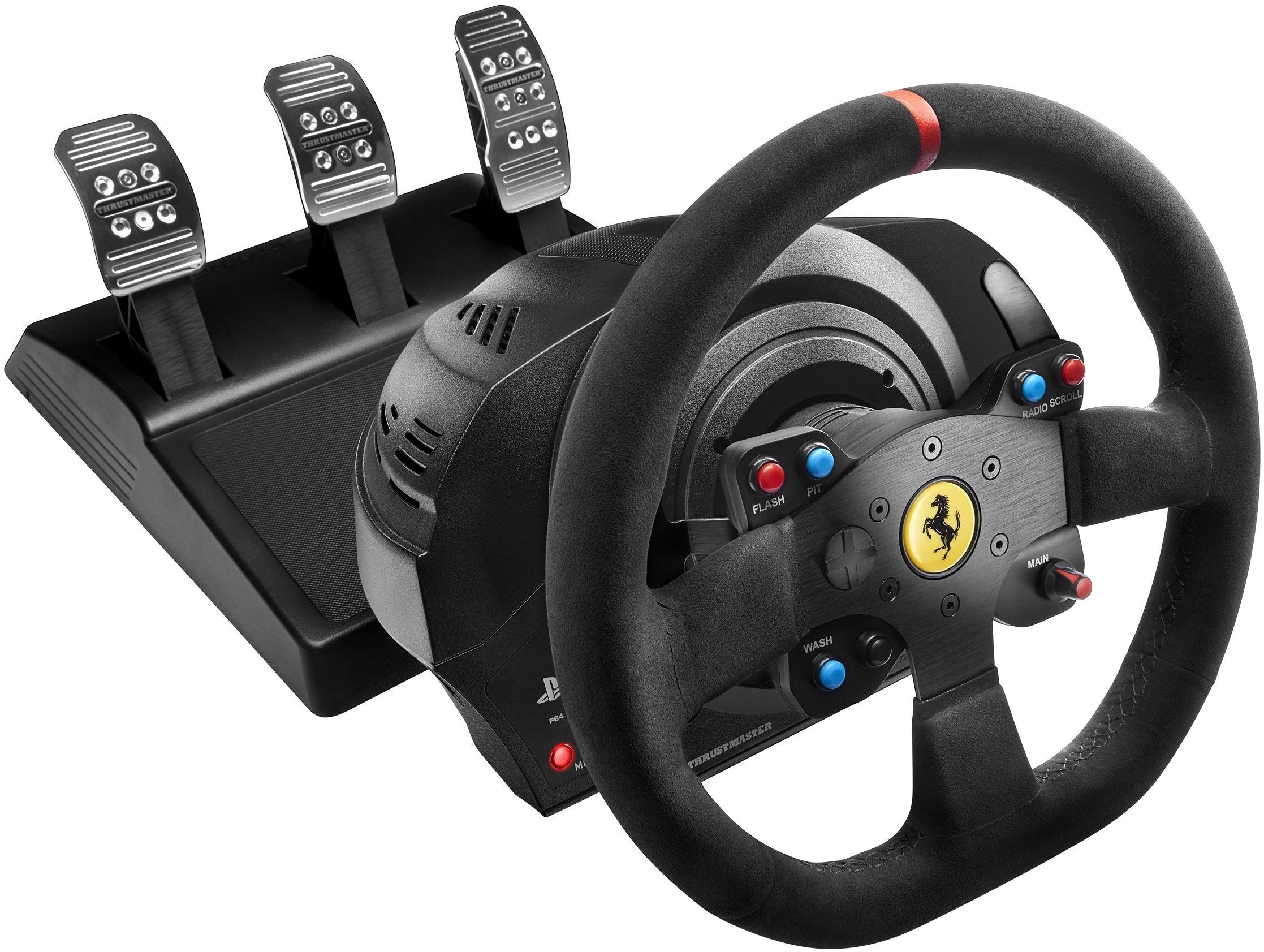 Volante De Carreras Thrustmaster T300 Force Feedback Ferrari Alcantara