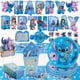 thumbnail image 1 of Set de artículos de fiesta Rovercci Stitch Kids con vajilla, 108 piezas, 1 of 4