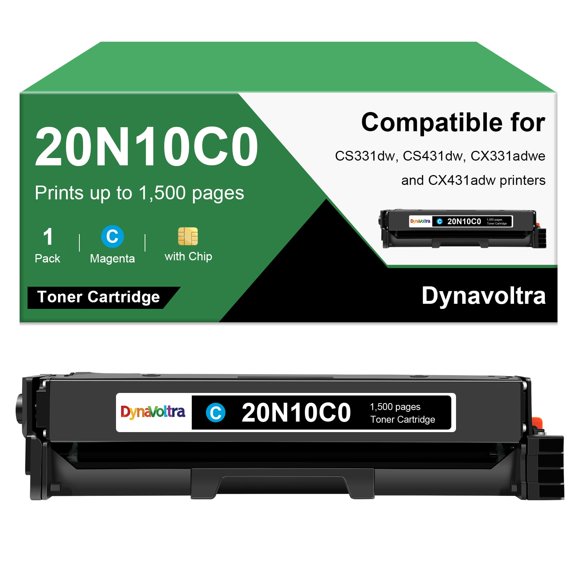 Cartucho de Tóner DynaVoltra 20N10C0 Cian 1500 Páginas