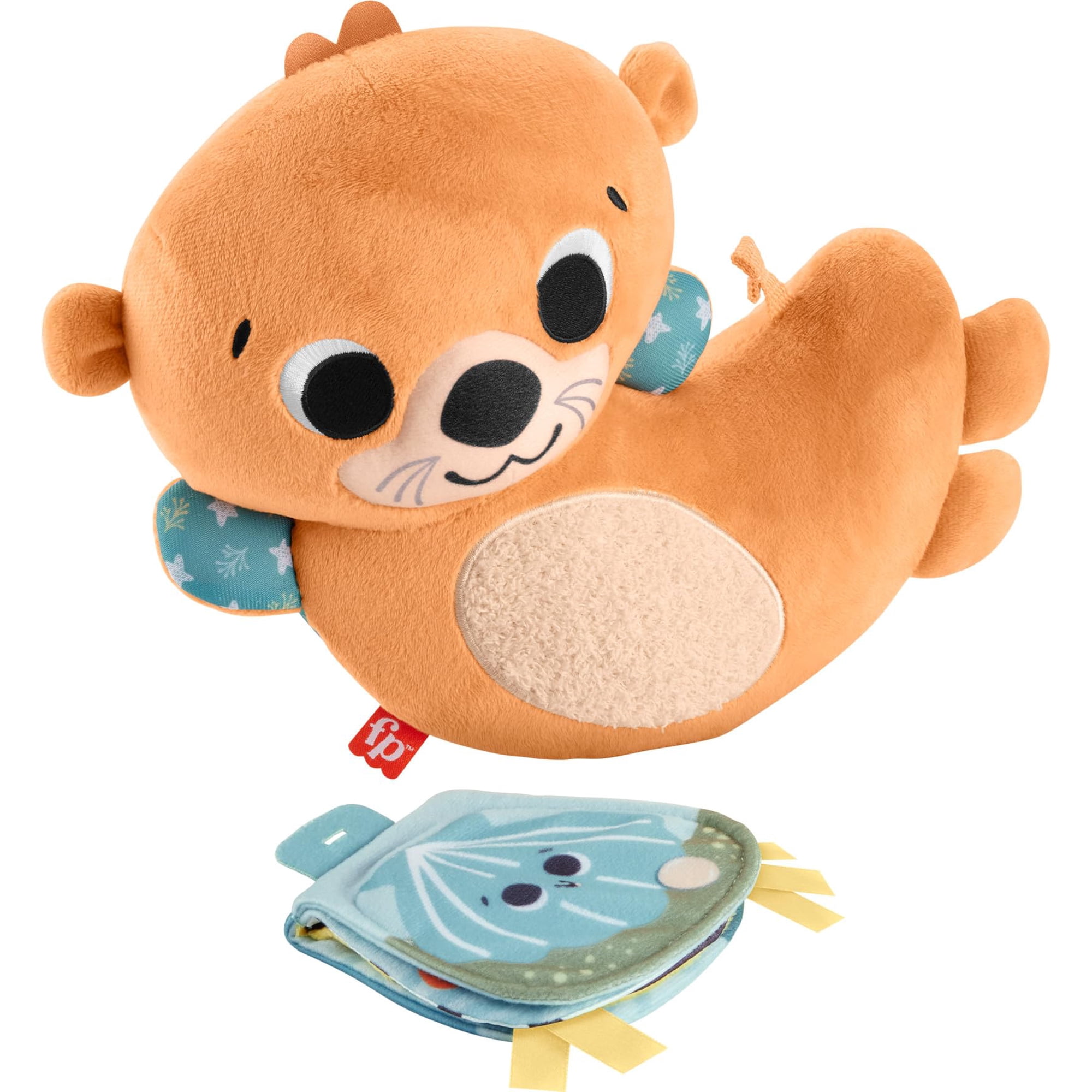 Juguete Sensorial De Peluche Fisher-price Baby Rockin' Tummy Time Otter