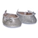 thumbnail image 1 of Zapatos Build a Bear plateados con moño brillante, 1 of 2