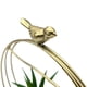 thumbnail image 4 of Figura Decorativa Candelabro Pajarito Dorado Con Mini Planta, 4 of 7