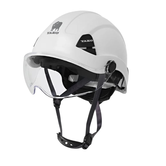 Casco Yako trabajo en altura, escalada, rescate blanco
