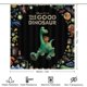 thumbnail image 2 of El buen dinosaurio-theme 4-Piece Shower Curtain Set with Rugs, Waterproof Bathroom Decor Set Includes Bath Mat, U-Shaped Rug, Toilet Lid Cover and Curtain with Hooks, 2 of 6