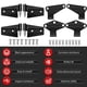 thumbnail image 4 of Kits de montaje de bisagras de puerta Saree Jeep Wrangler JK 2 puertas 2007-2018, 4 of 8
