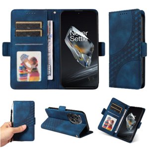 Carcasa Foxdock Oneplus 12 De Cuero Pu, Diseño Acolchado Clásico, Protección Contra Caídas Y Rayones